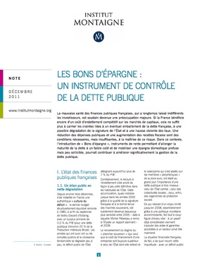 Les Bons d'épargne : un instrument de contrôle de la dette publique 